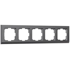 Изображение Рамка на 5 постов Stark (графит матовый) W0051864