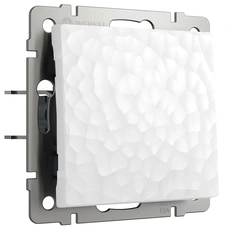 Изображение Выключатель одноклавишный Hammer (белый) W1210001